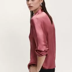 Mango 100% Silk Shirt 13 Mango 100% Silk Shirt -Mango popular store mango 4395 0905146 4