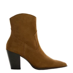 Mango Suede Leather Ankle Boots
