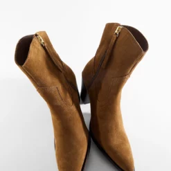 Mango Suede Leather Ankle Boots -Mango popular store mango 4404 8826536 5