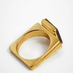 Mango Ring With Square Design -Mango popular store mango 4411 3536536 3