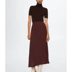 Mango Fluid Midi Skirt -Mango popular store mango 4411 8397526 5