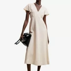 Mango V-Neckline Dress