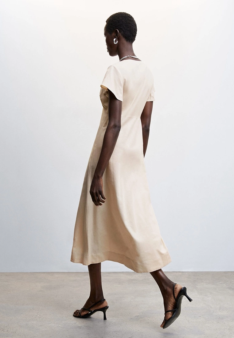 Mango V-Neckline Dress 4 Mango V-Neckline Dress - Image 2