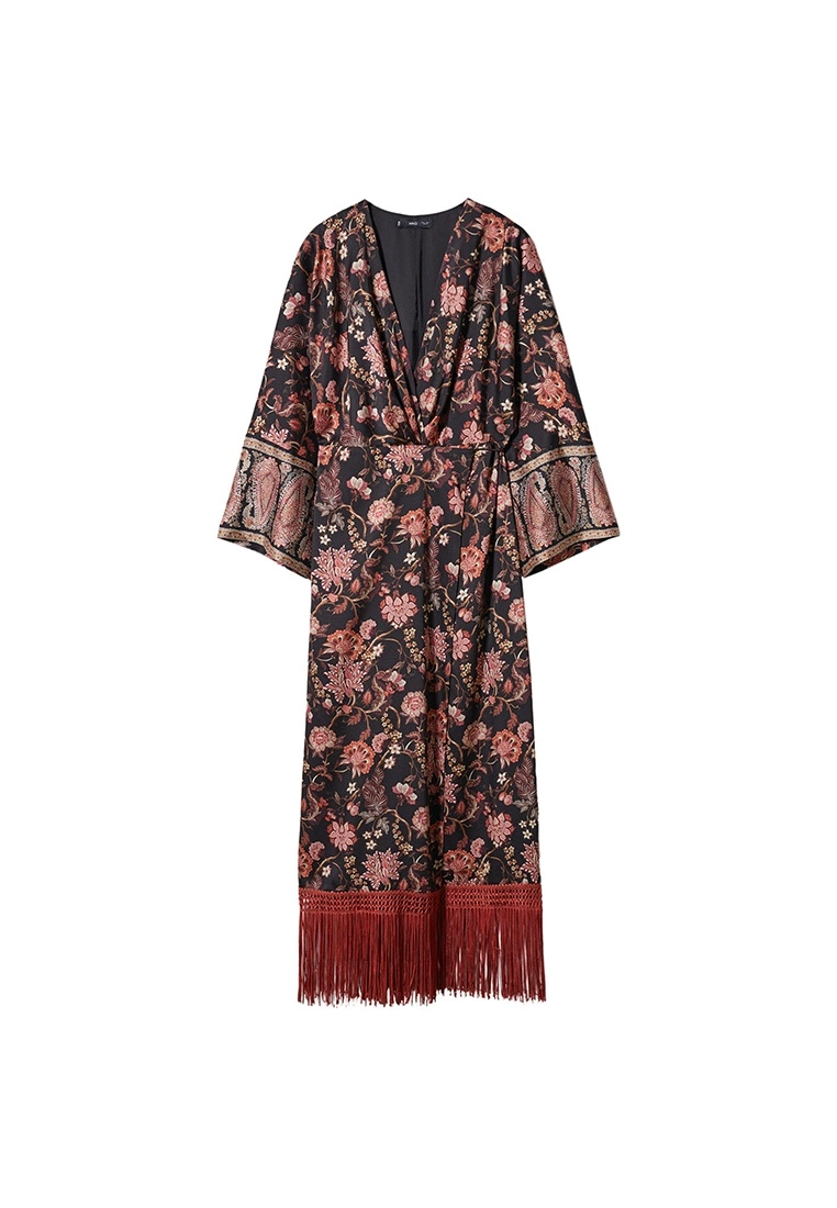 Mango Fringed Hem Dress 7 Mango Fringed Hem Dress - Image 5