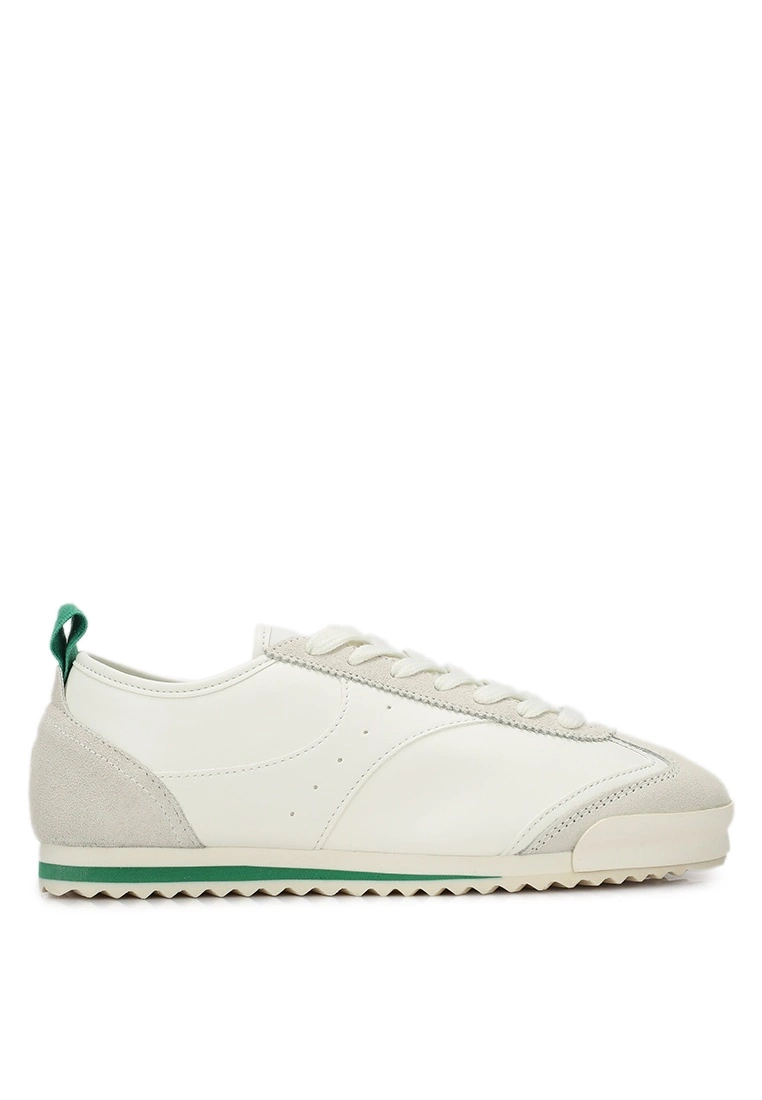 Mango Leather Panel Sneakers 3 Mango Leather Panel Sneakers