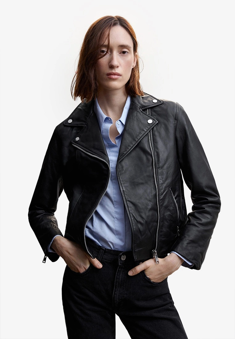 Mango Leather Biker Jacket 3 Mango Leather Biker Jacket