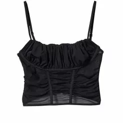 Mango Semi Transparent Corset Top -Mango popular store mango 4481 5716536 5