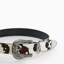 Mango Animal Print Leather Belt -Mango popular store mango 4499 5326536 3