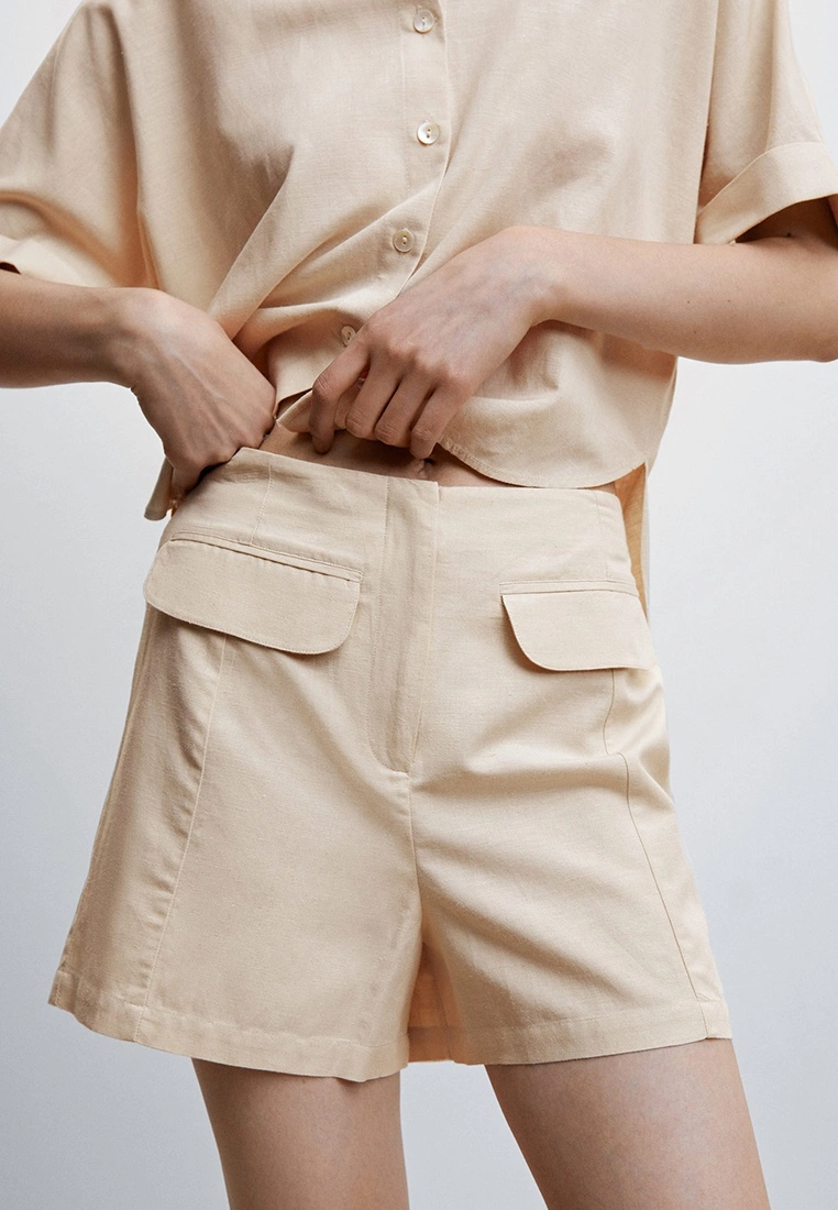 Mango Flap Pocket Shorts 5 Mango Flap Pocket Shorts - Image 3