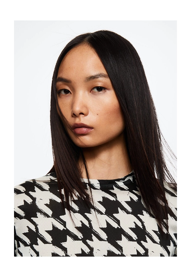 Mango Houndstooth Blouse 5 Mango Houndstooth Blouse - Image 3