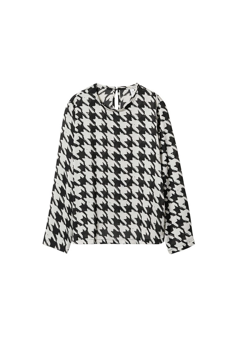 Mango Houndstooth Blouse 7 Mango Houndstooth Blouse - Image 5