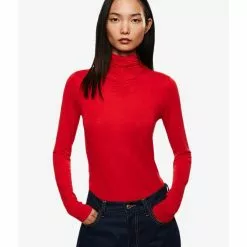 Mango Ruched Detail T-Shirt