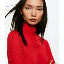 Mango Ruched Detail T-Shirt -Mango popular store mango 4590 2945626 3