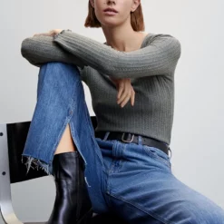 Mango Long-Sleeve T-Shirt with Ruffles 12 Mango Long-Sleeve T-Shirt with Ruffles -Mango popular store mango 4650 2416336 4