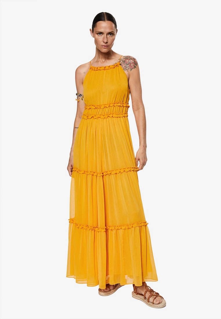 Mango Maxi Ruffles Dress 3 Mango Maxi Ruffles Dress