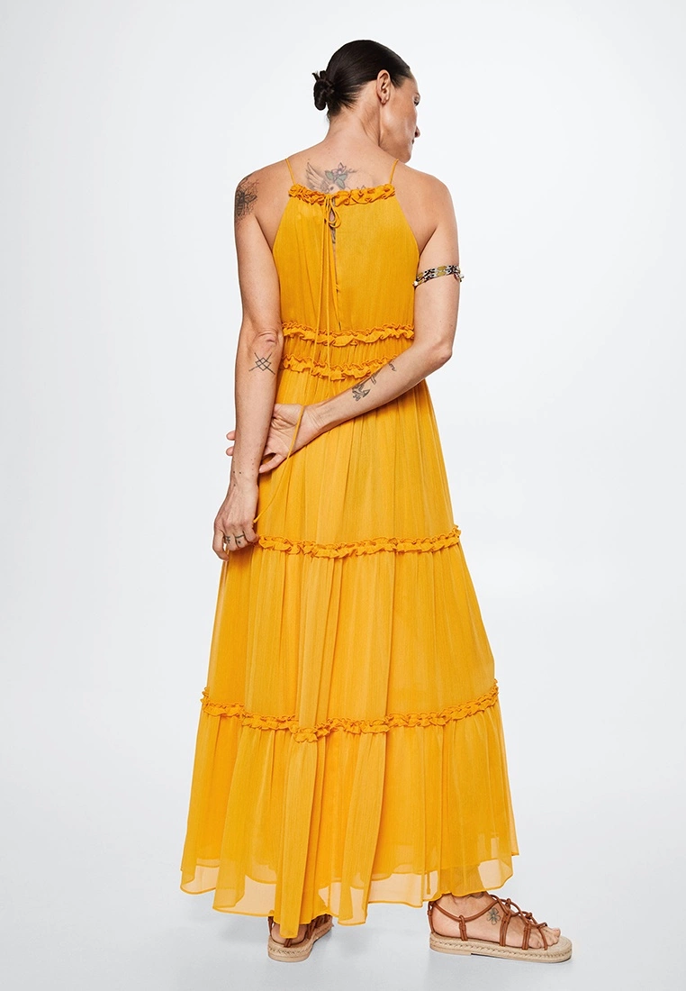 Mango Maxi Ruffles Dress 4 Mango Maxi Ruffles Dress - Image 2