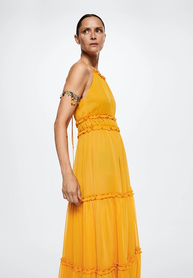 Mango Maxi Ruffles Dress 5 Mango Maxi Ruffles Dress - Image 3