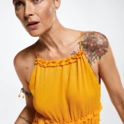 Mango Maxi Ruffles Dress 13 Mango Maxi Ruffles Dress -Mango popular store mango 4654 8746336 4