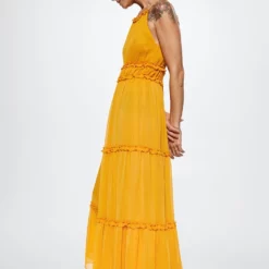 Mango Maxi Ruffles Dress 14 Mango Maxi Ruffles Dress -Mango popular store mango 4654 8746336 5