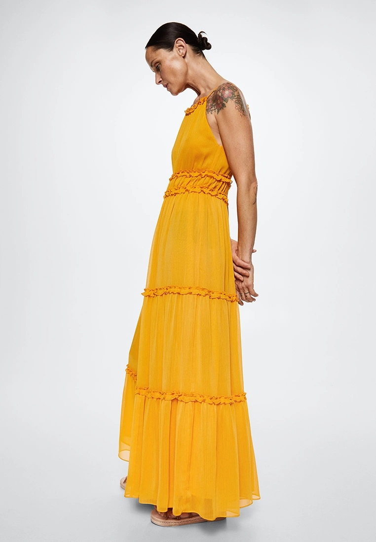 Mango Maxi Ruffles Dress 7 Mango Maxi Ruffles Dress - Image 5