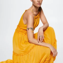 Mango Maxi Ruffles Dress 15 Mango Maxi Ruffles Dress -Mango popular store mango 4655 8746336 6