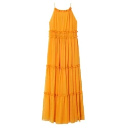 Mango Maxi Ruffles Dress 17 Mango Maxi Ruffles Dress -Mango popular store mango 4655 8746336 8