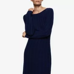 Mango Ribbed Long Dress