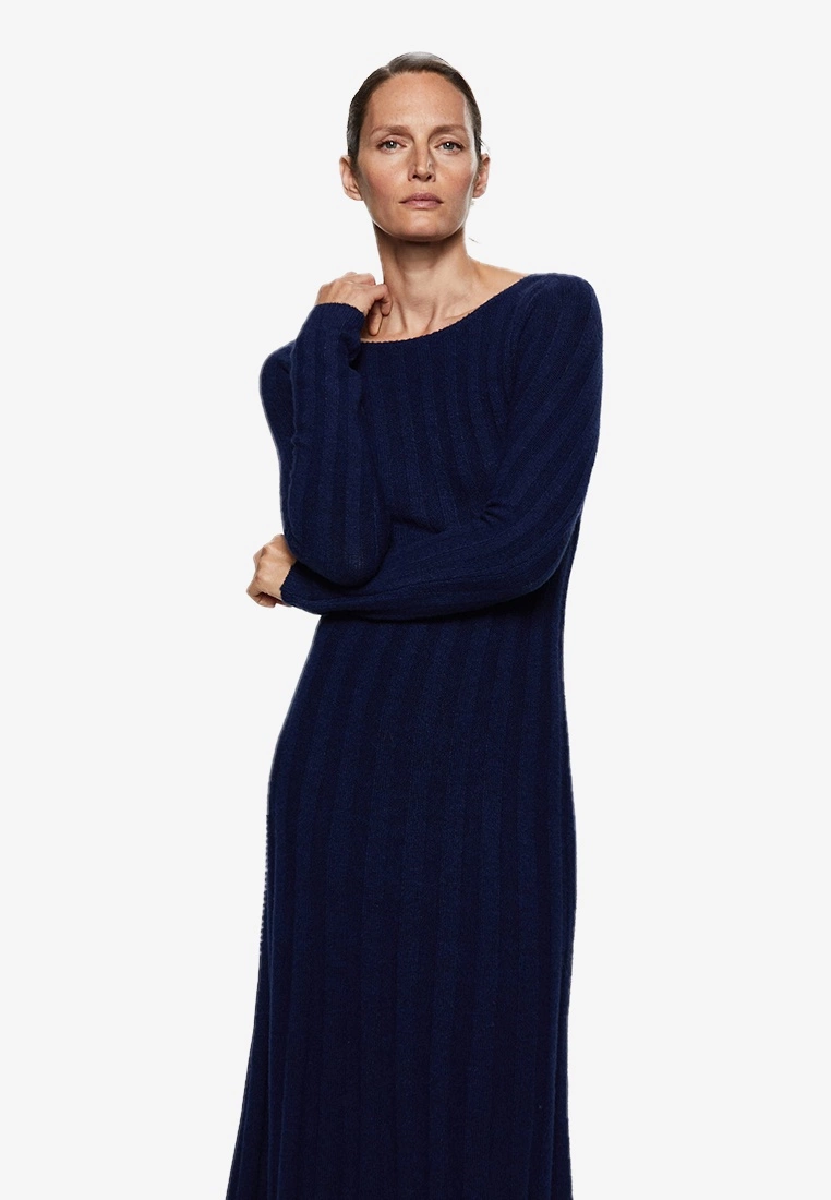 Mango Ribbed Long Dress 3 Mango Ribbed Long Dress
