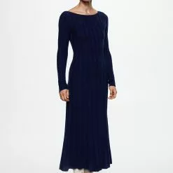Mango Ribbed Long Dress 12 Mango Ribbed Long Dress -Mango popular store mango 4678 6316336 4