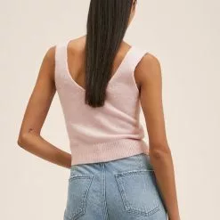 Mango Detail Beading Top -Mango popular store mango 4711 2746336 2