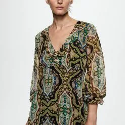 Mango Baroque Print Dress 11 Mango Baroque Print Dress -Mango popular store mango 4731 5917336 3