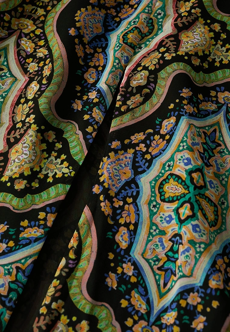 Mango Baroque Print Dress 8 Mango Baroque Print Dress - Image 6