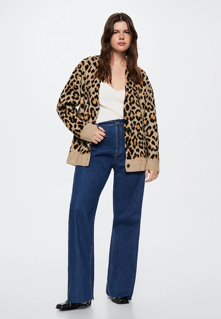 Mango Animal Print Cardigan 9 Mango Animal Print Cardigan - Image 7