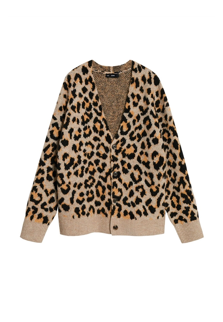 Mango Animal Print Cardigan 10 Mango Animal Print Cardigan - Image 8