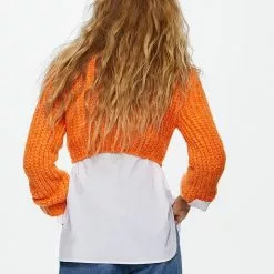 Mango Knitted Cropped Sweater -Mango popular store mango 4752 0281036 2