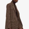Mango Check Suit Blazer -Mango popular store mango 4767 5670036 1