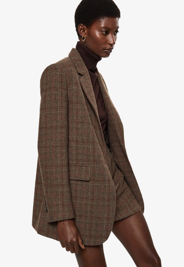 Mango Check Suit Blazer 3 Mango Check Suit Blazer