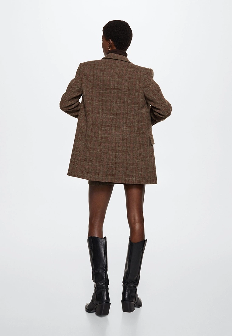 Mango Check Suit Blazer 4 Mango Check Suit Blazer - Image 2