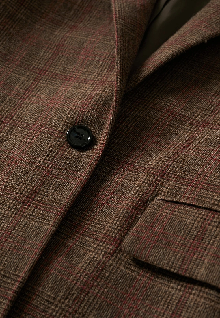 Mango Check Suit Blazer 5 Mango Check Suit Blazer - Image 3