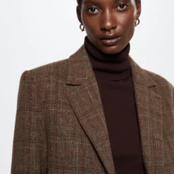 Mango Check Suit Blazer 11 Mango Check Suit Blazer -Mango popular store mango 4768 5670036 4