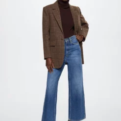 Mango Check Suit Blazer 13 Mango Check Suit Blazer -Mango popular store mango 4769 5670036 6