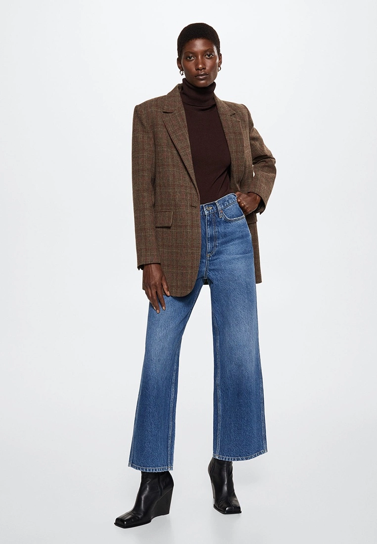 Mango Check Suit Blazer 8 Mango Check Suit Blazer - Image 6