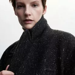 Mango Marbled Double Breasted Coat -Mango popular store mango 4781 1336336 3