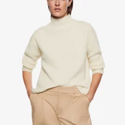 Mango High Collar Sweater