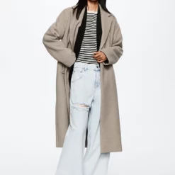 Mango Oversize Wool Coat -Mango popular store mango 4800 5336336 6