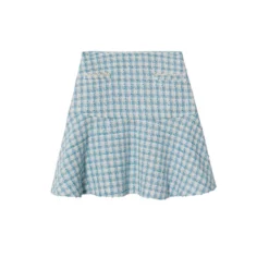 Mango Check Tweed Skirt -Mango popular store mango 4809 5236336 6