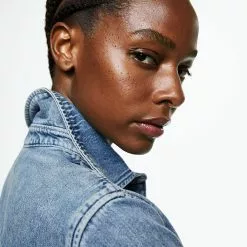 Mango Cotton Denim Shirt -Mango popular store mango 4815 7971036 3