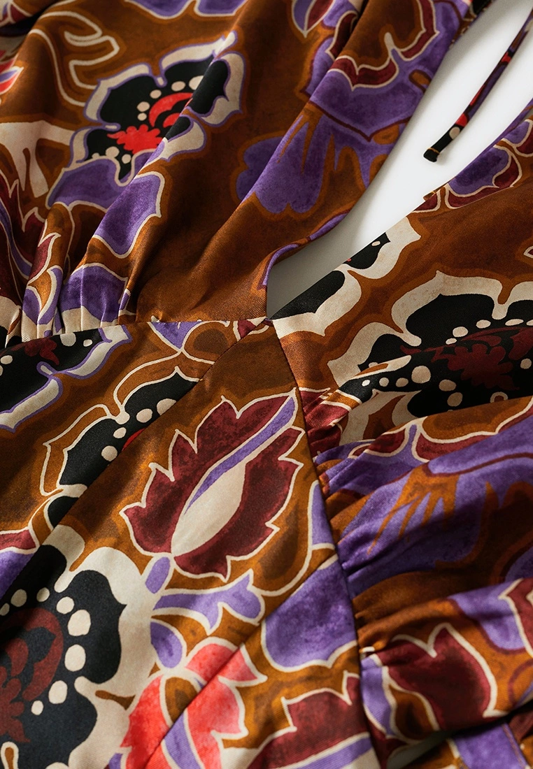 Mango Printed Satin Jumpsuit 8 Mango Printed Satin Jumpsuit - Image 6