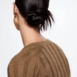 Mango Buttoned Ribbed Cardigan -Mango popular store mango 4940 7181036 3