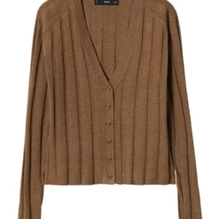 Mango Buttoned Ribbed Cardigan -Mango popular store mango 4941 7181036 7